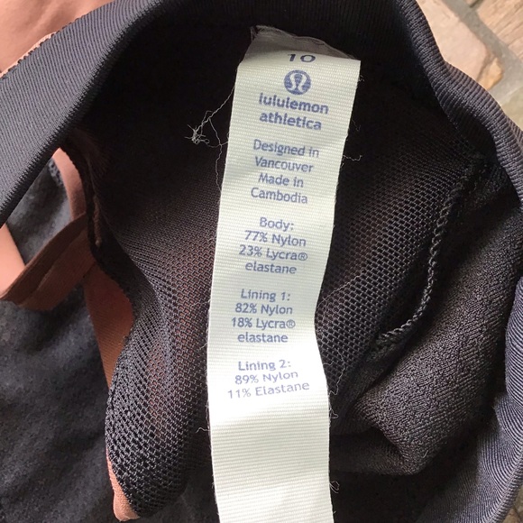 exc LULULEMON free to be serene bra luxtreme henna - Picture 5 of 7